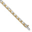 14k 10 carat Lab Grown Diamond VS/SI+ G+ Complete Emerald Bezel Set Tennis Bracelet - Sophia Jewelers