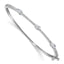 Lab-Grown Diamond Bangle Bracelet in 14K White Gold (1 3/8 ct. tw.), 6.8 Inch - Sophia Jewelers
