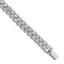 14k White Gold 10 1/2 carat Lab Grown Diamond VS+ F+ Complete Round Double Row Tennis Bracelet - Sophia Jewelers