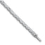 14k White Gold 7 carat Lab Grown Diamond VS+ F+ Complete Oval Tennis Bracelet - Sophia Jewelers