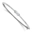 Lab-Grown Diamond Bangle Bracelet in 14K White Gold, Hinged (3/4 ct. tw.) - Sophia Jewelers