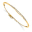 Lab-Grown Diamond Graduated Bangle Bracelet in 14K Yellow Gold (3/4 ct. tw.) - Sophia Jewelers
