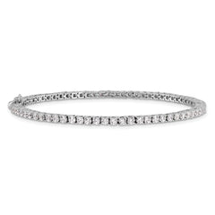 14k 4 3/8 carat Lab Grown Diamond VS/SI+ G+ 7.5 inch Tennis Bracelet