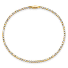 14k 1 1/3 carat Lab Grown Diamond VS/SI+ G+ 7 inch Tennis Bracelet