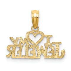14k I HEART MY JEWELER Charm