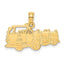 Fire Truck Charm in 14K Yellow Gold, 12mm - Sophia Jewelers