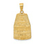 90 Miles to Cuba Key West Pendant in 14K Yellow Gold, 29mm - Sophia Jewelers