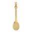 14k 3-D Tennis Racquet Charm