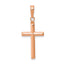 14k Rose Gold Reversible Latin Cross Pendant