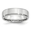 Brushed Beveled Edge Cobalt Wedding Band 6mm