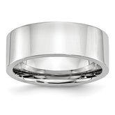 Cobalt Flat Polished 8mm Band