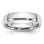 Chisel Cobalt Polished 5mm Half Round Band - Sophia Jewelers
