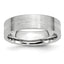 Brushed Sterling Silver Inlay Cobalt Wedding Band 6mm sizes 7.5 through 13 in full and half