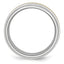 Chisel Cobalt 14k Gold Inlay Satin and Polished 8mm Band - Sophia Jewelers