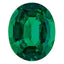 Loose Oval Lab-Created Emerald, 8x6mm - Sophia Jewelers