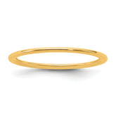 1.0mm 14K Yellow Gold Standard Comfort Fit Wedding Band - Sophia Jewelers