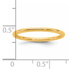 14KY 1.5mm Standard Comfort Fit Band Size 14