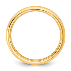 14KY 2.5mm Standard Comfort Fit Band Size 14