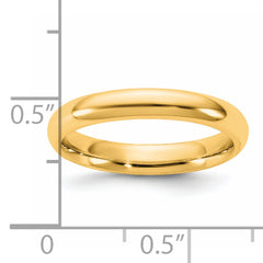 14KY 3.5mm Standard Comfort Fit Band Size 14