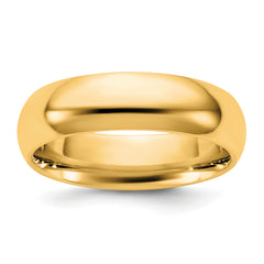 14KY 5.5mm Standard Comfort Fit Band Size 14