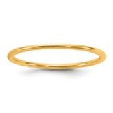 1.0mm 10K Yellow Gold Comfort Fit Wedding Band - Sophia Jewelers