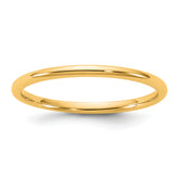 1.5mm 14K Yellow Gold Lightweight Comfort Fit Wedding Band - Sophia Jewelers