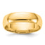 5.5mm 14K Yellow Gold Lightweight Comfort Fit Wedding Band - Sophia Jewelers