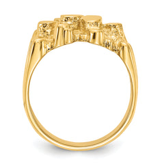 14k Men's Nugget Ring