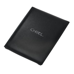 Chisel Stainless Steel Antiqued and Polished Skull 24 inch Necklace