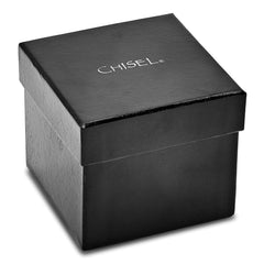 Chisel Stainless Steel Brushed Black IP-plated with CZ DAD 8.75 inch Bracelet and 24 inch Necklace Set