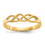 10K Free Form Knot Ring