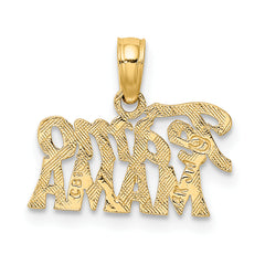 14K TE AMO MAMA Charm