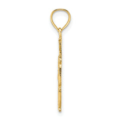 14K #1 MOM Vertical Charm