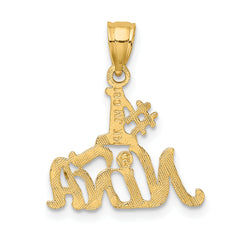 14K #1 NINA Charm