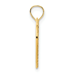 14ky Fancy Heart Pendant