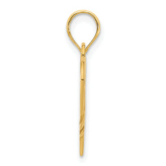 14ky Epoxy Te Amo Heart Charm