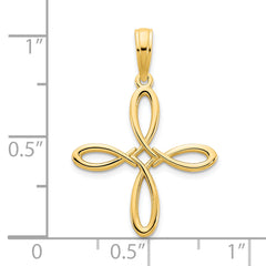 14k Fancy Cross Pendant