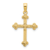 14ky Fancy Cross Pendant