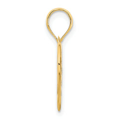 14k MOM Heart Pendant