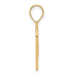 14ky Fancy Heart Pendant