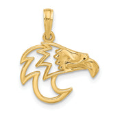 14k Fancy Eagle Charm