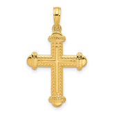 14k Fancy Cross Charm