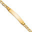 14K Yellow Gold Cuban ID Bracelet 5.5mm