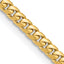 14K 28 inch 5.5mm Solid Miami Cuban Link with Lobster Clasp Chain