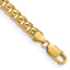14K Yellow Gold Solid Cuban Chain Necklace 6.25mm