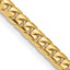 6.75mm 14K Yellow Gold Solid Miami Cuban Link Chain - Sophia Jewelers