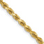 3.0mm 14K Yellow Gold Semi-Solid D/C Rope Chain - Sophia Jewelers