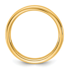 14KY 4.5mm European Comfort Fit Band Size 14