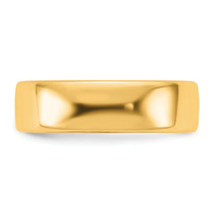 14KY 6mm European Comfort Fit Band Size 9.5