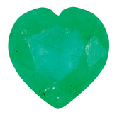 Emerald C Quality 5mm Heart